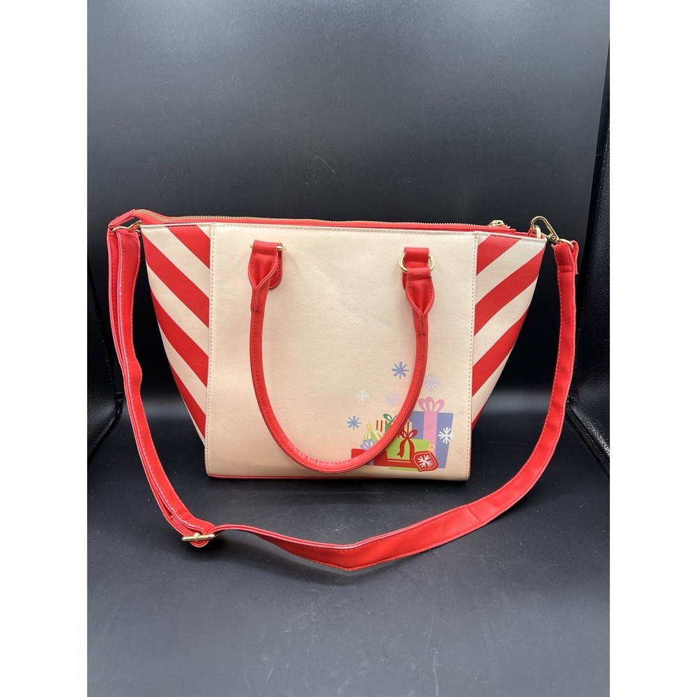 Her Universe Disney Winnie The Pooh Christmas Ornament Shoulder Tote Bag - Picture 2 of 16